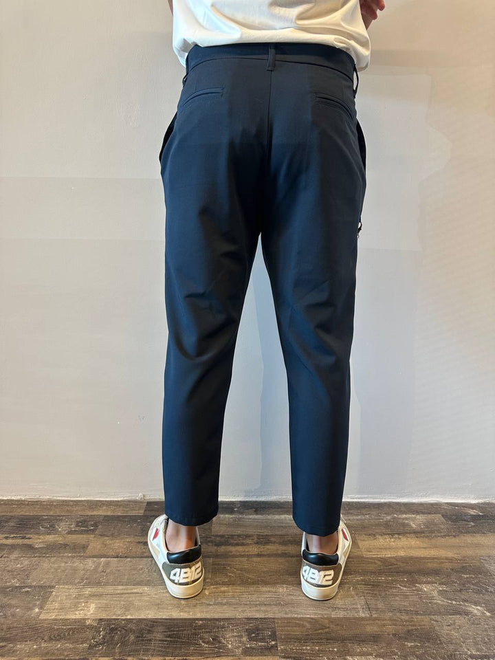 Imperial Pantaloni Uomo PB51JBQ Blu Navy, Con Catena, Doppia Pence