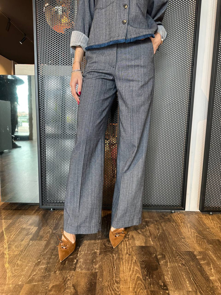 Dixie Jeans Donna PDGQWATA Denim Scuro, Palazzo