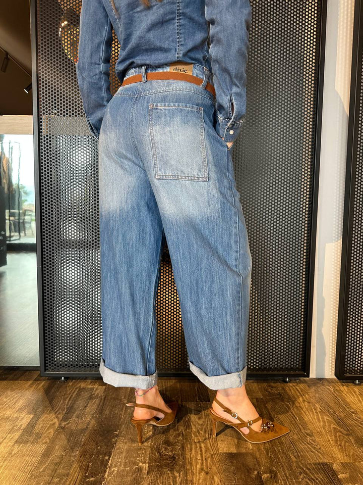 Dixie Jeans Donna P773W025A Pence, Blu