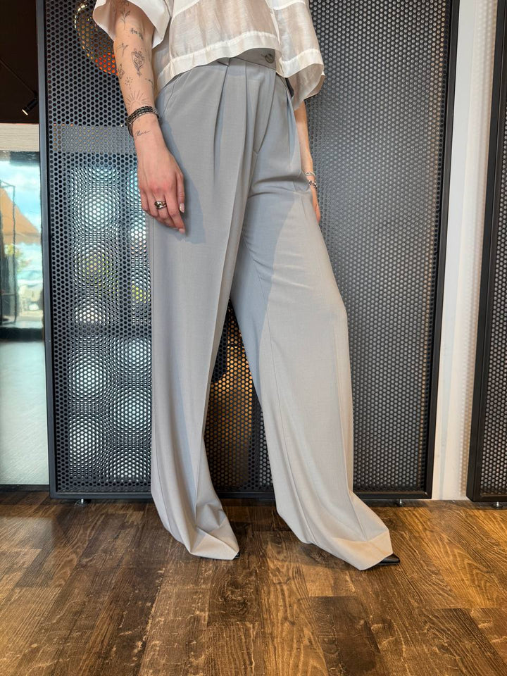 Berna Pantaloni Donna W25308914 Palazzo, Grigio