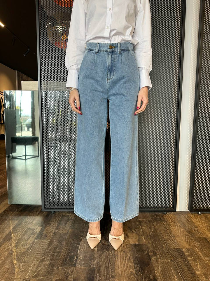 Artigli Jeans Donna ADDE002323 Lavaggio Medio, Palazzo