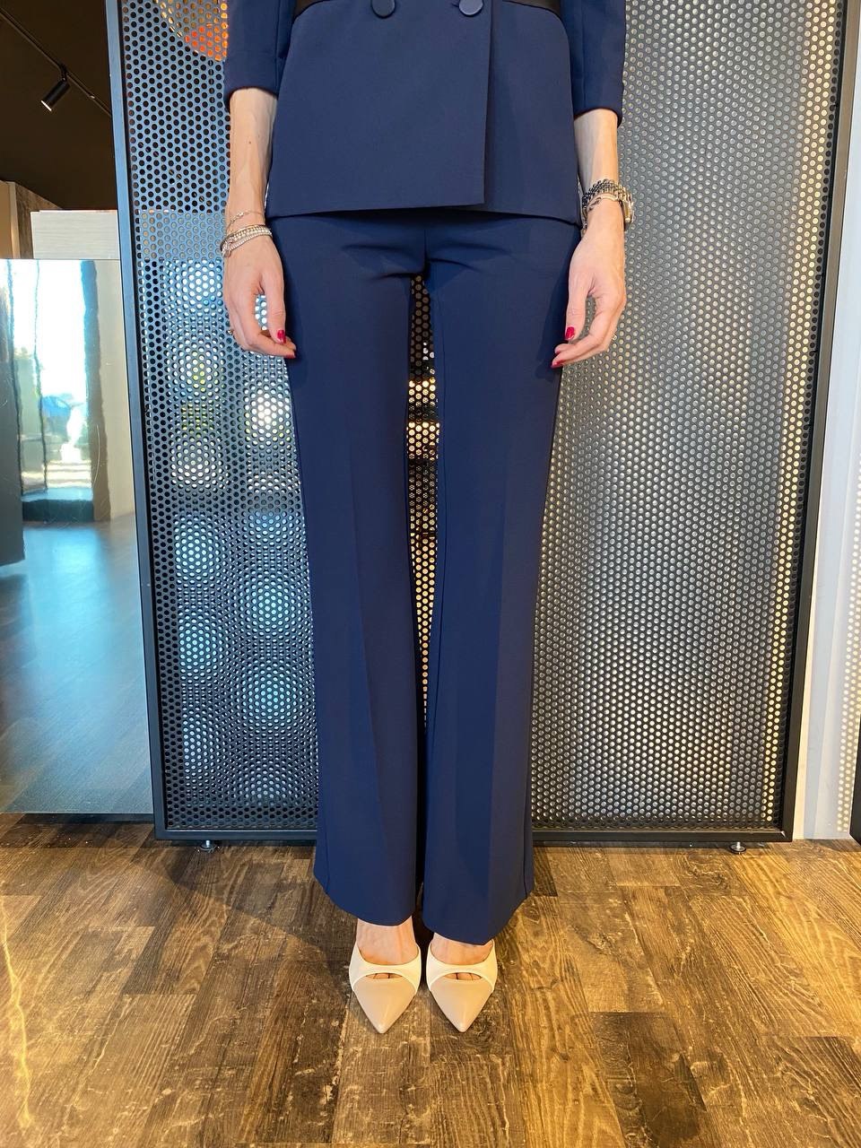 Imperial Pantaloni Donna P3E9JAW Blu, Fondo Largo