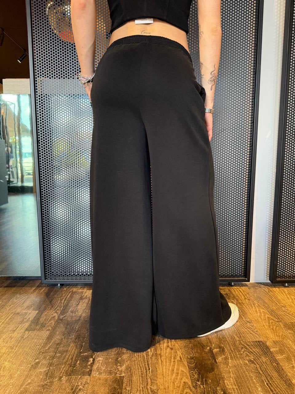 Berna Pantaloni Donna W253095-1 Palazzo, Nero