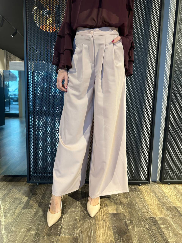 Motel Women's Pants 25P6154 Pink, Wide Leg
