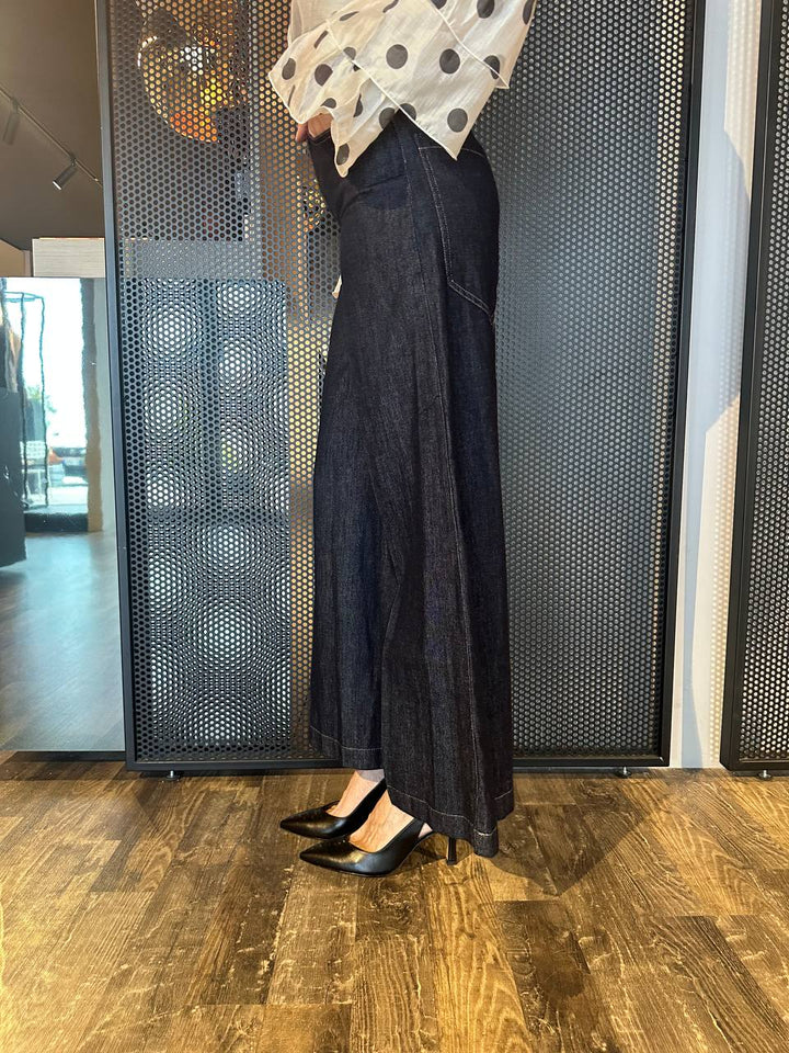 Tensione In Pantaloni Donna PE25-4047 Jeans, Palazzo Ampio