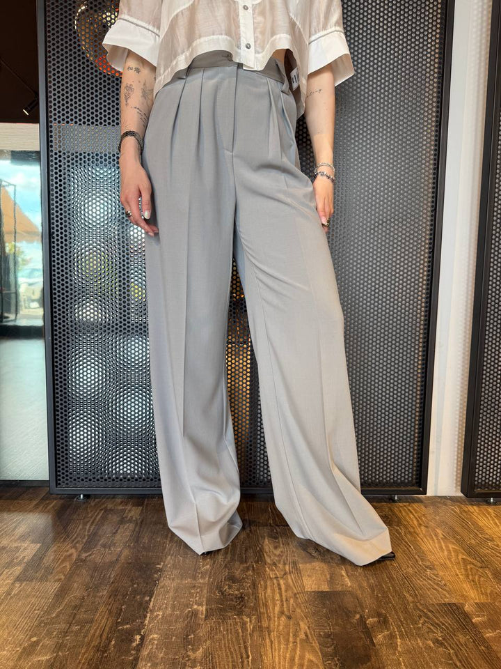 Berna Pantaloni Donna W25308914 Palazzo, Grigio