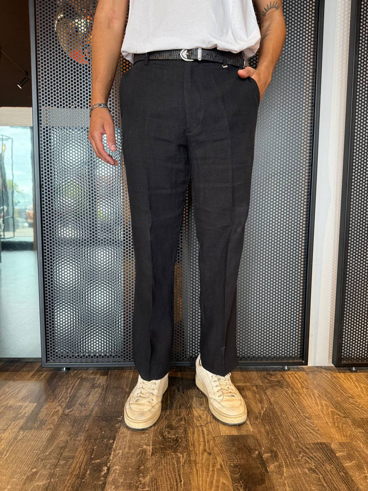 I'm Brian Pantalone Uomo PA3244 Nero, Fondo dritto