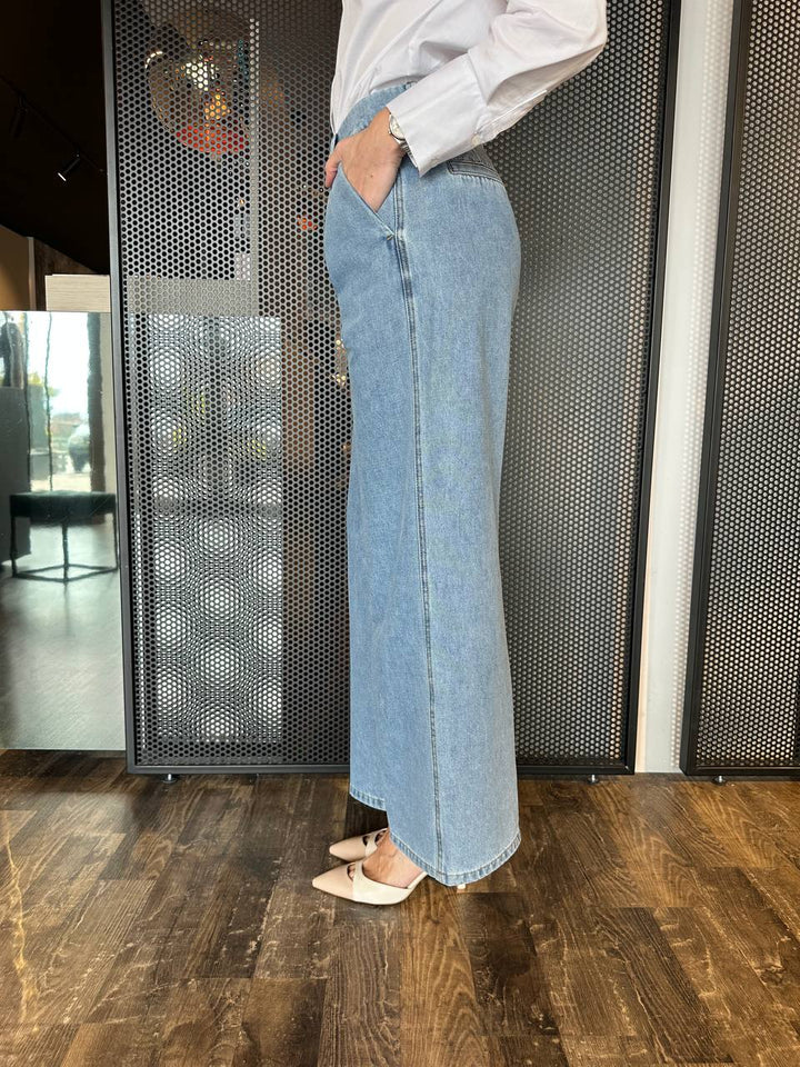 Artigli Jeans Donna ADDE002323 Lavaggio Medio, Palazzo