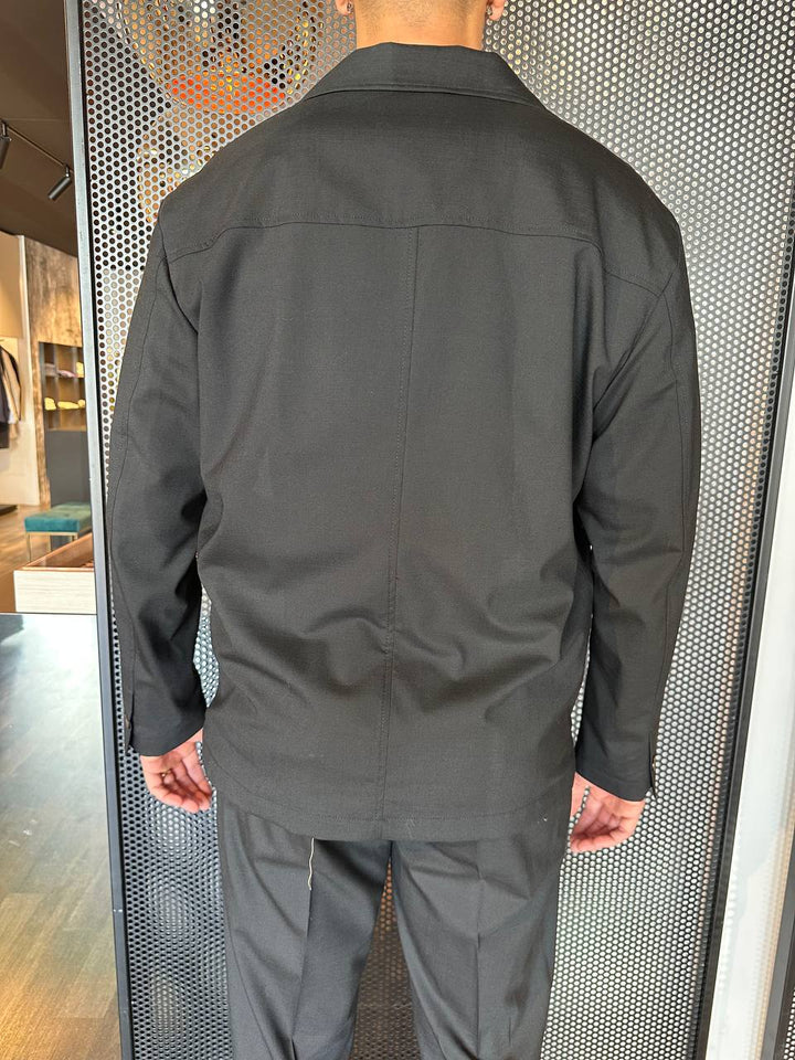 Outfit Giacca Camicia Uomo OF1S2S5J003, Nero