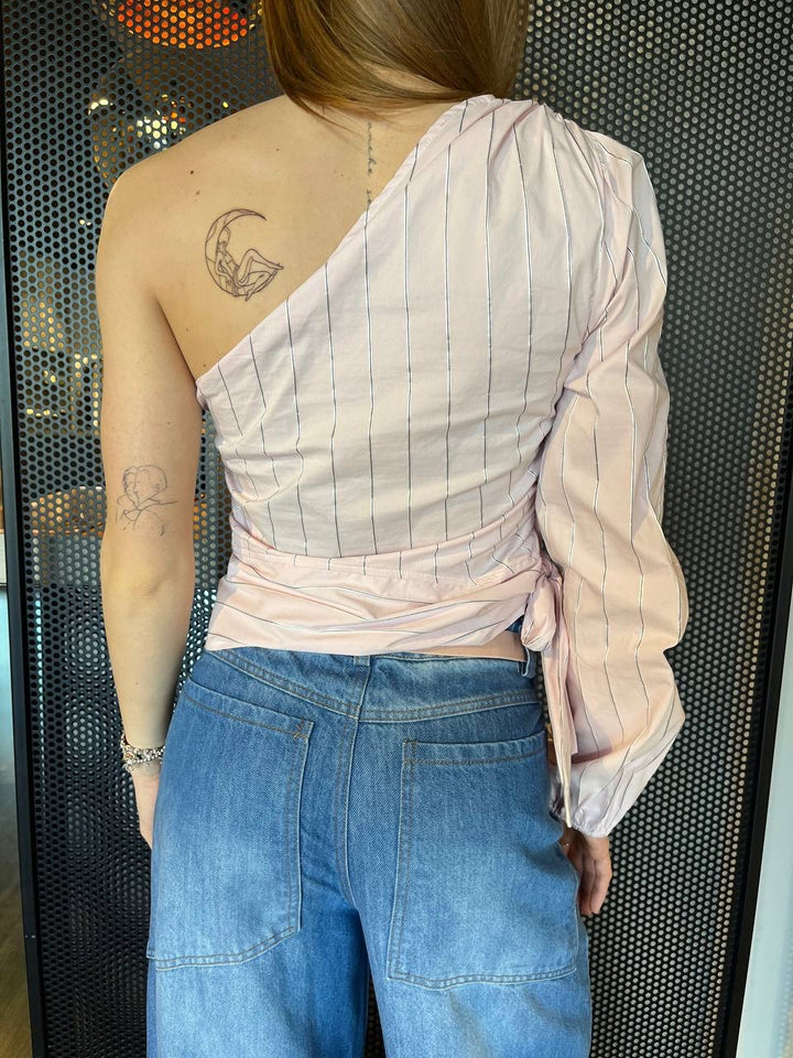Koralline Camicia Donna PE25-511 Monospalla, Rosa