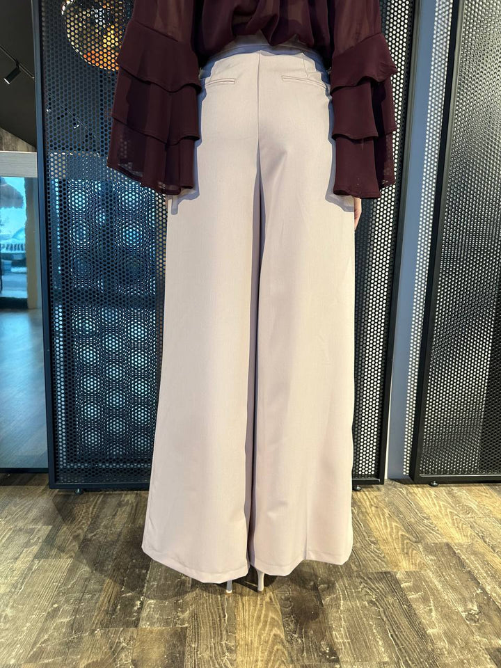 Motel Women's Pants 25P6154 Pink, Wide Leg