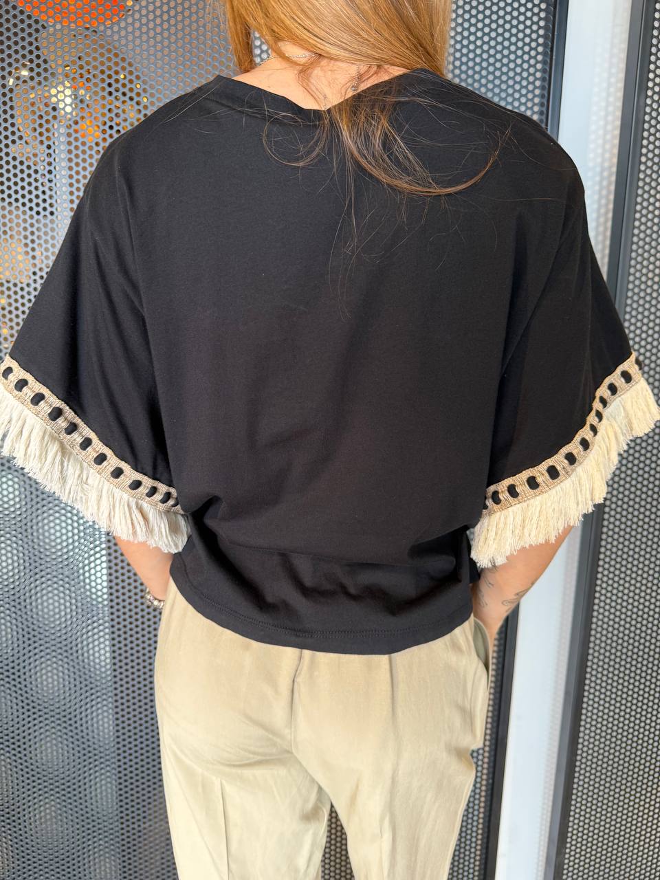 Anitiè T-Shirt Donna ANDC1806 Nera, Cotone