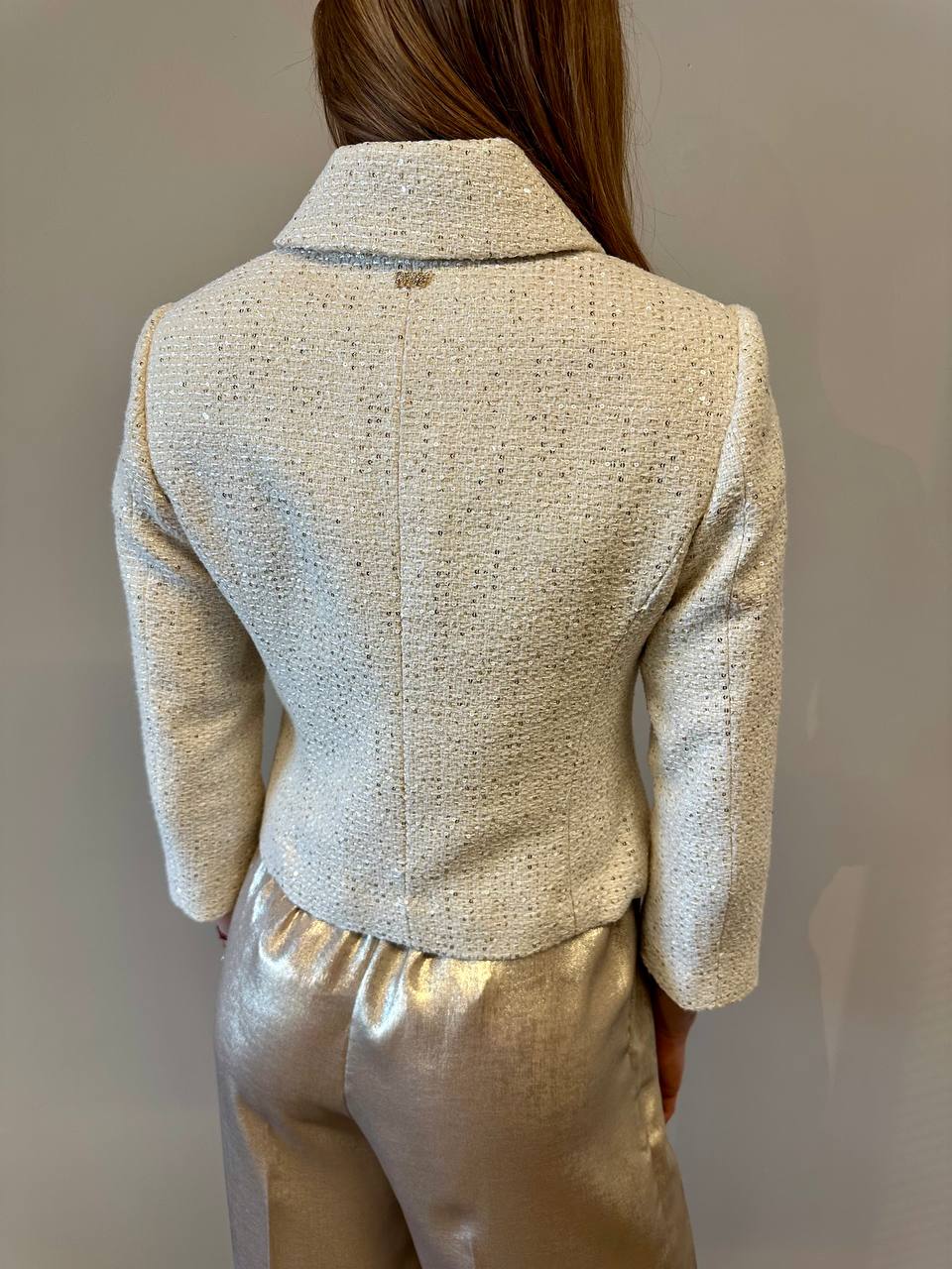 Markup Giacca Donna MW866119 Panna, Tessuto Tweed