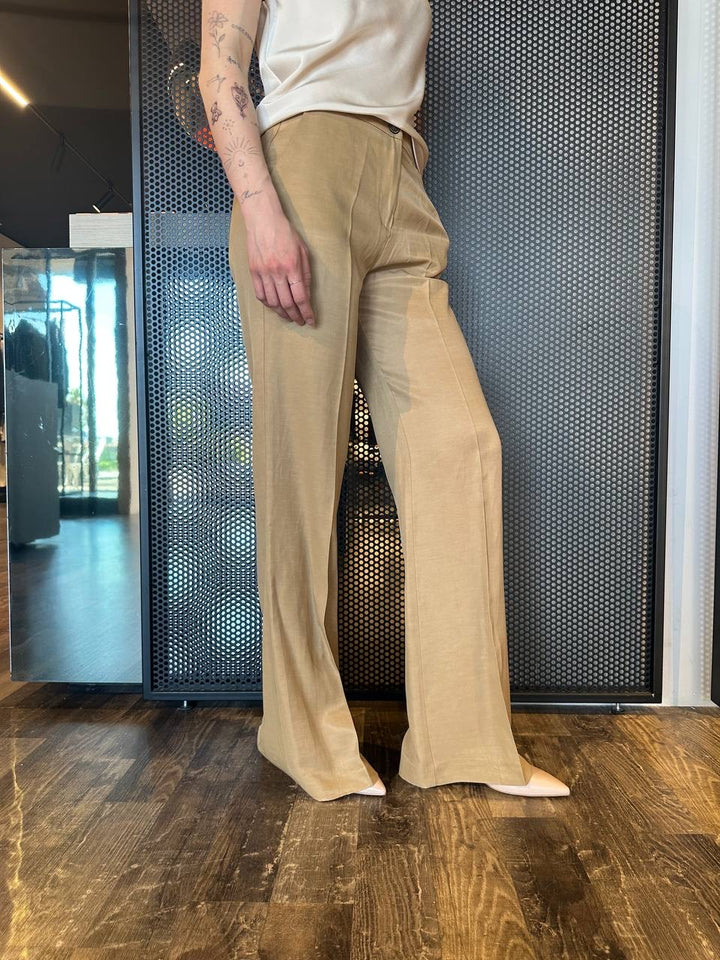 Anitiè Pantaloni Donna AN21709U423 Pence, Beige