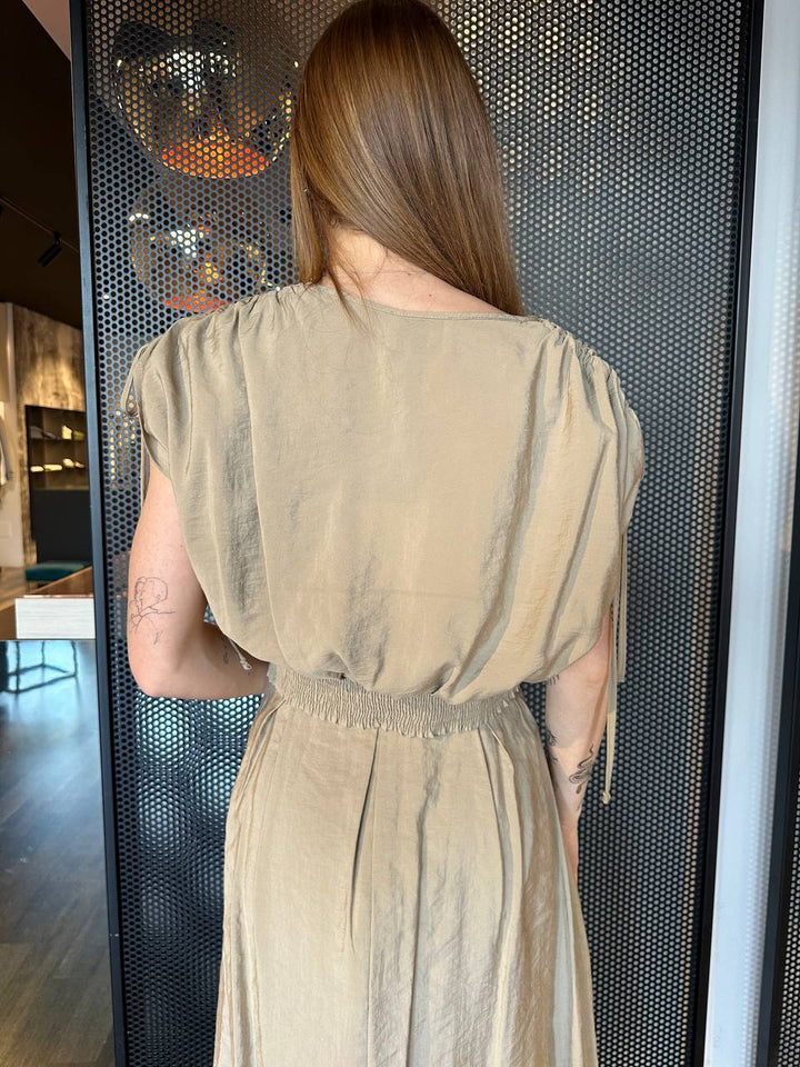 Anitiè Casacca Donna ANT50011EA Beige, Incrociata