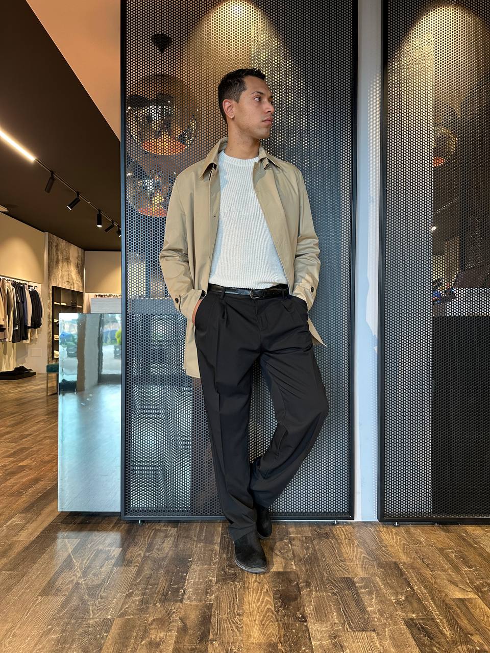 Imperial Pantaloni Uomo PD3MJBQ Nero, Doppia Pence