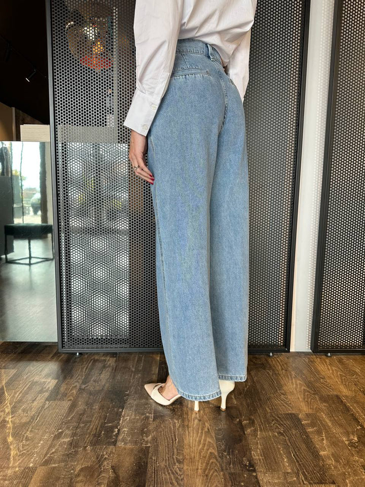 Artigli Jeans Donna ADDE002323 Lavaggio Medio, Palazzo