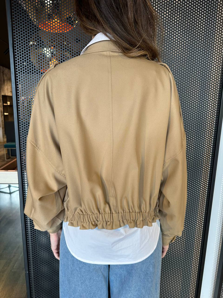 Artigli Giacca Bomber Donna ACGI002233 Beige, Tasconi