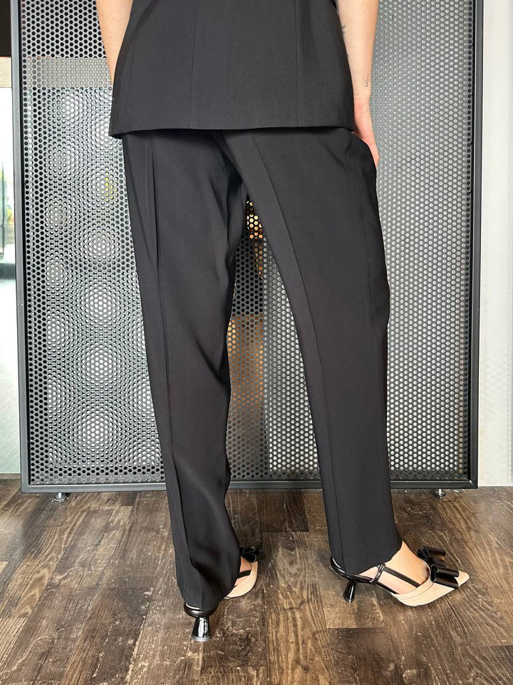 Artigli Pantaloni Donna ACPA001803 Nero, Con Fusciacca