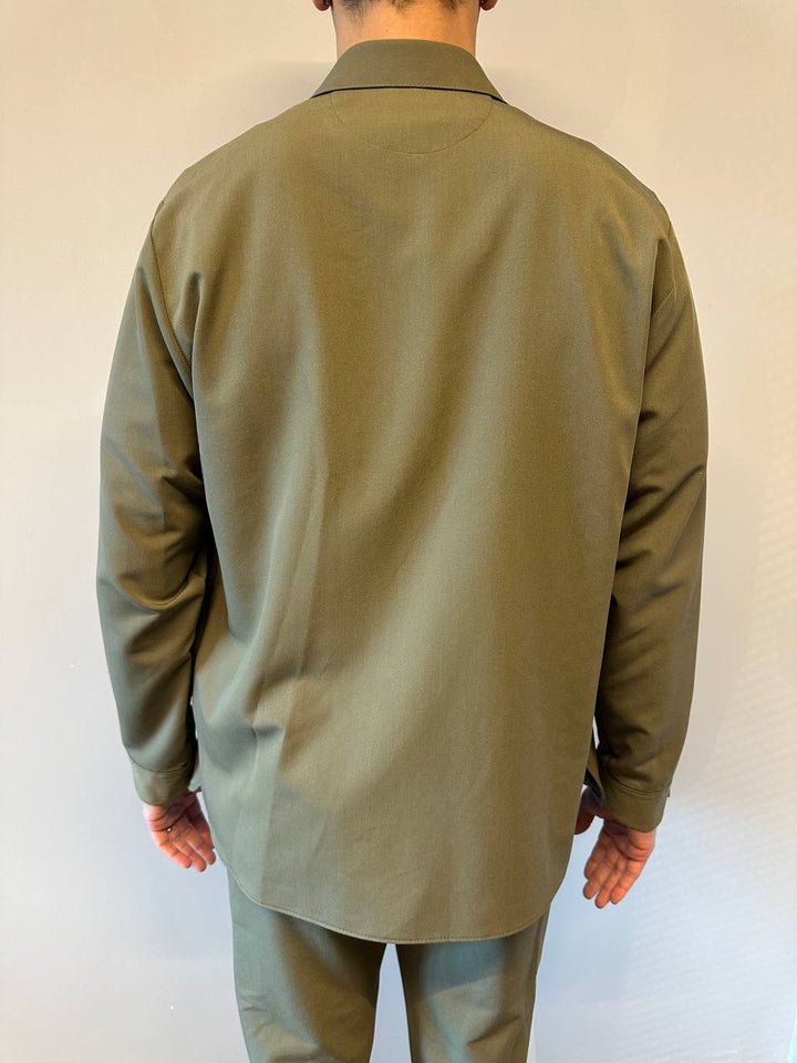 Imperial Men's Shirt Jacket C1I9JBQ Military Green, With Pockets