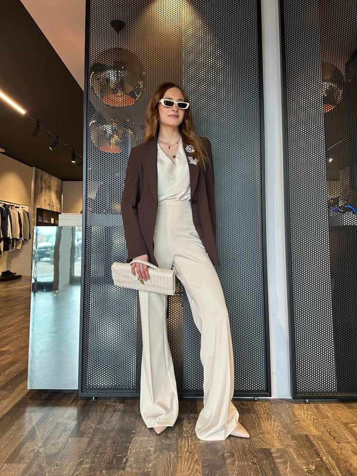 Koralline Canotta Donna PE25-323 Canotta Panna