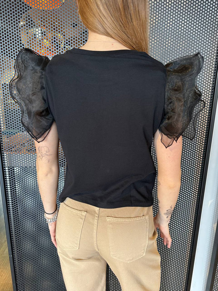 Markup T-shirt Donna MW861014 Nero, Cotone