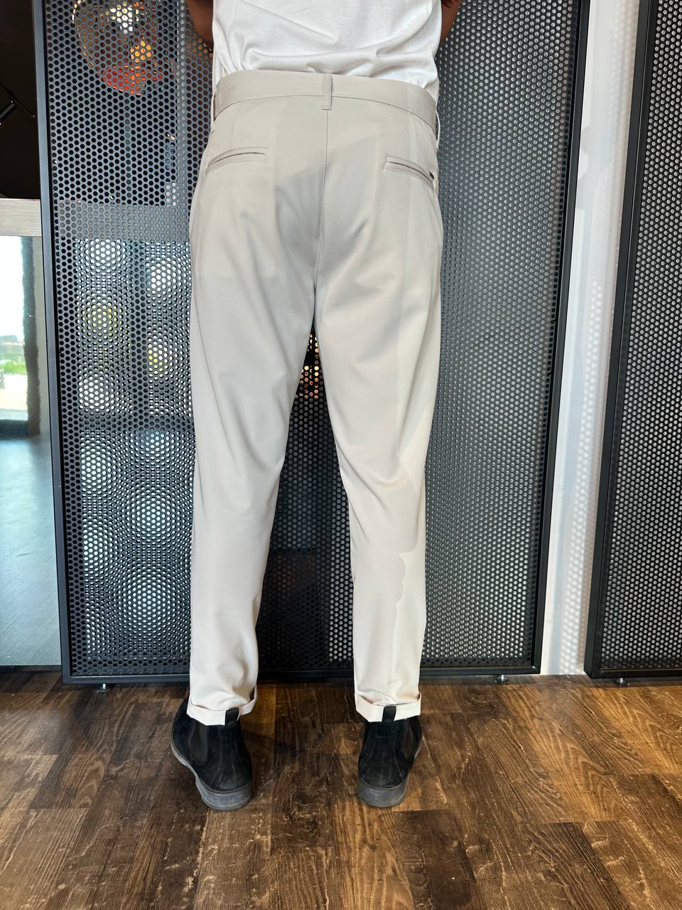 Imperial Pantaloni Uomo PWB0JBQ Beige, Cavallo Basso