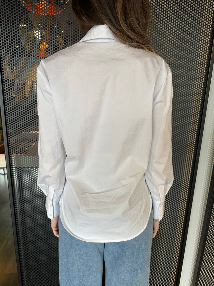 Koralline Camicia Donna PE25-504 Oversize, Bianca