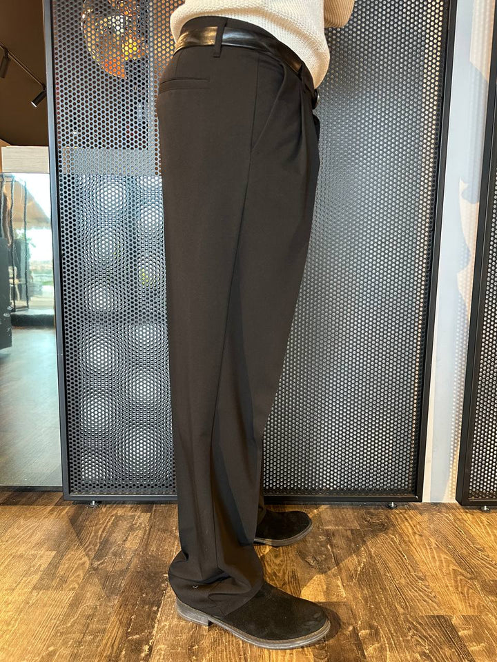 Imperial Pantaloni Uomo PD3MJBQ Nero, Doppia Pence