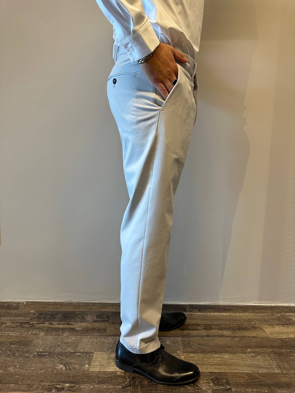 Outfit Men's Suit S2S5CT00A014 Light Grey, Stretch Fabric