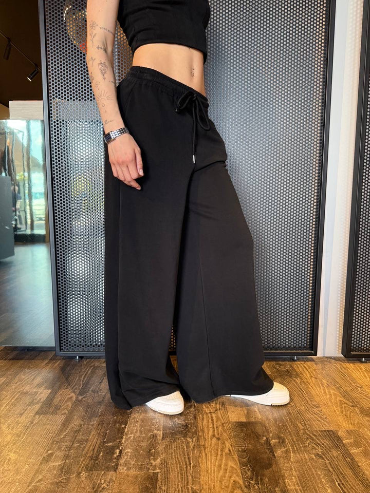 Berna Pantaloni Donna W253095-1 Palazzo, Nero