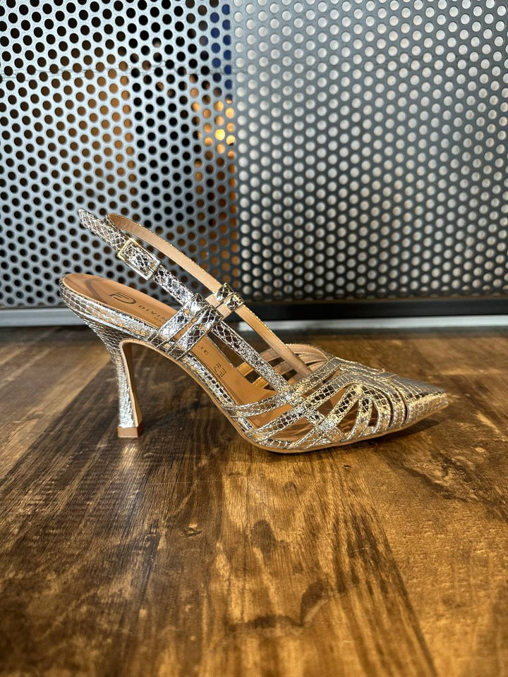 Divine Follie Décolleté PE32/8004 Donna, Argento