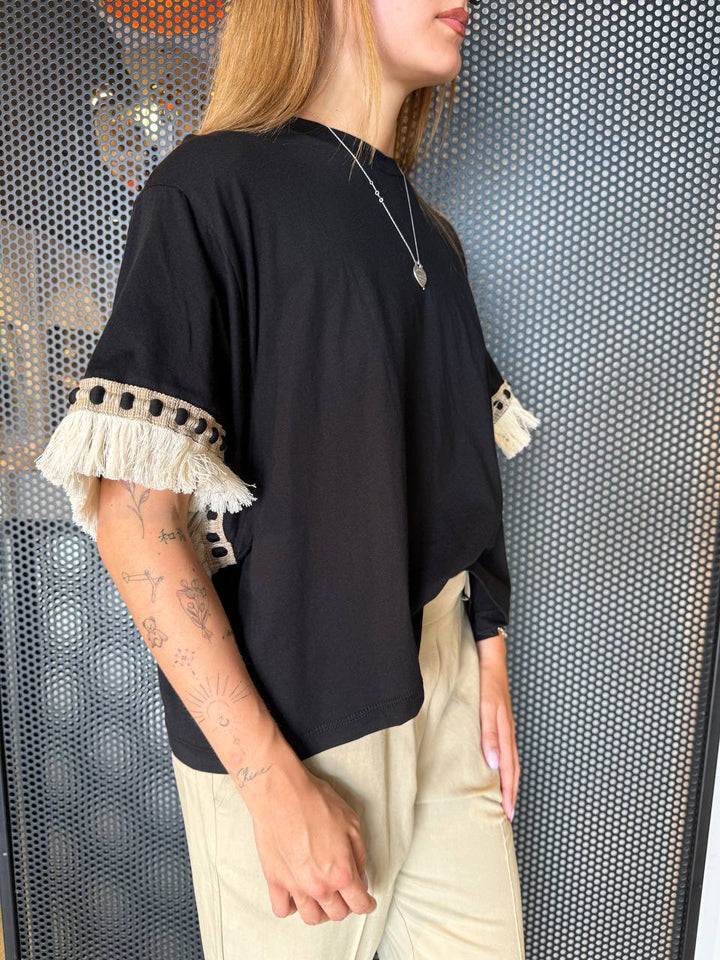 Anitiè T-Shirt Donna ANDC1806 Nera, Cotone