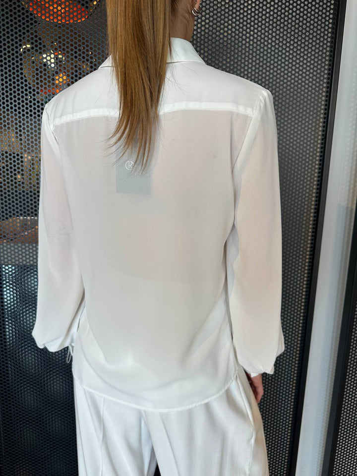 Relish Blusa Donna RDP2503009016 Bianca, Scollo V