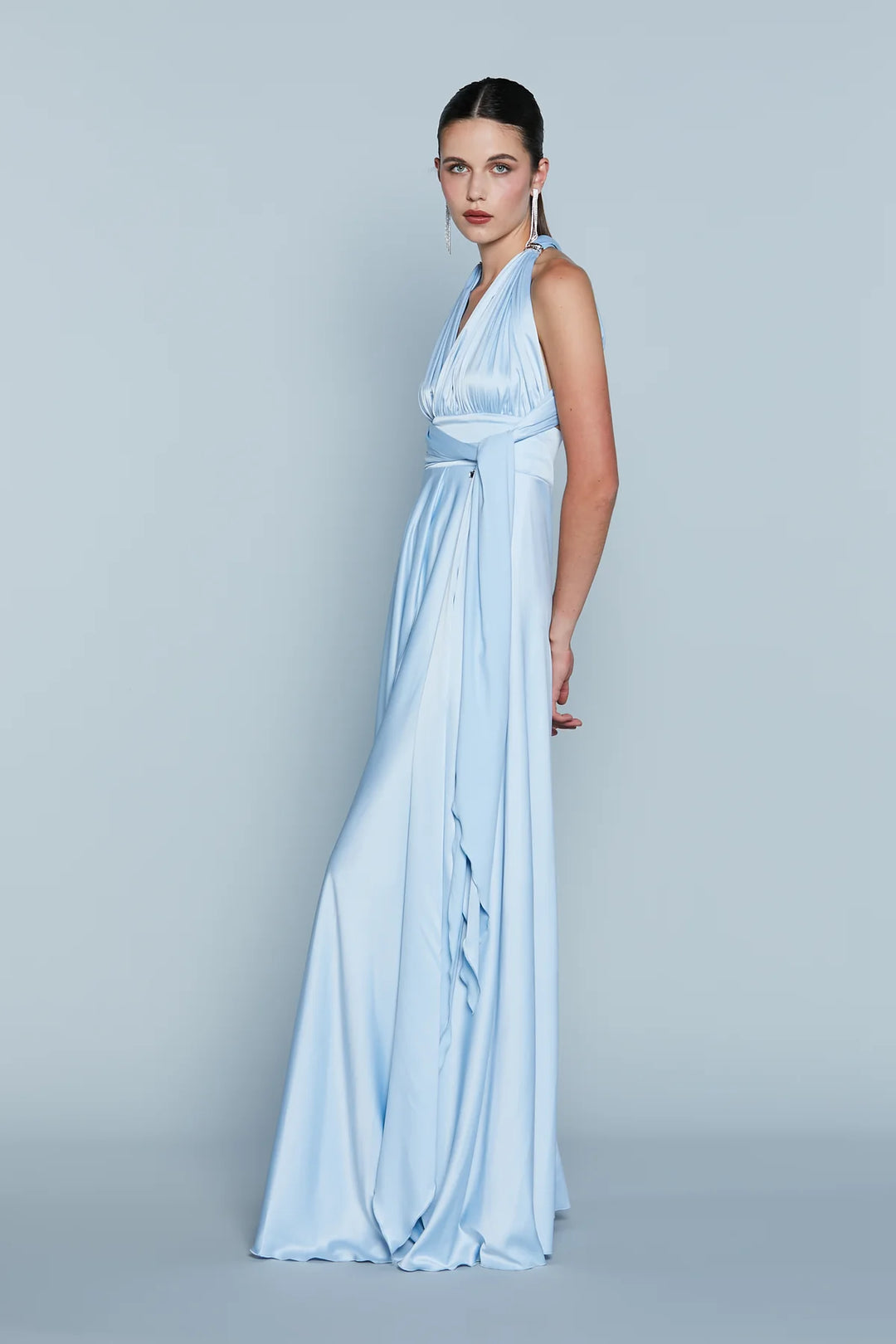 Relish Abito Donna RCP2509009010 Celeste, Raso