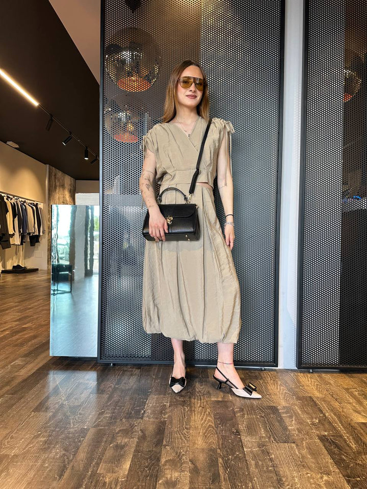 Anitiè Casacca Donna ANT50011EA Beige, Incrociata