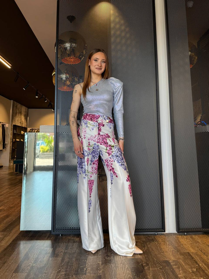Sarah Chole Pantaloni Donna 014999 Fantasia Floreale