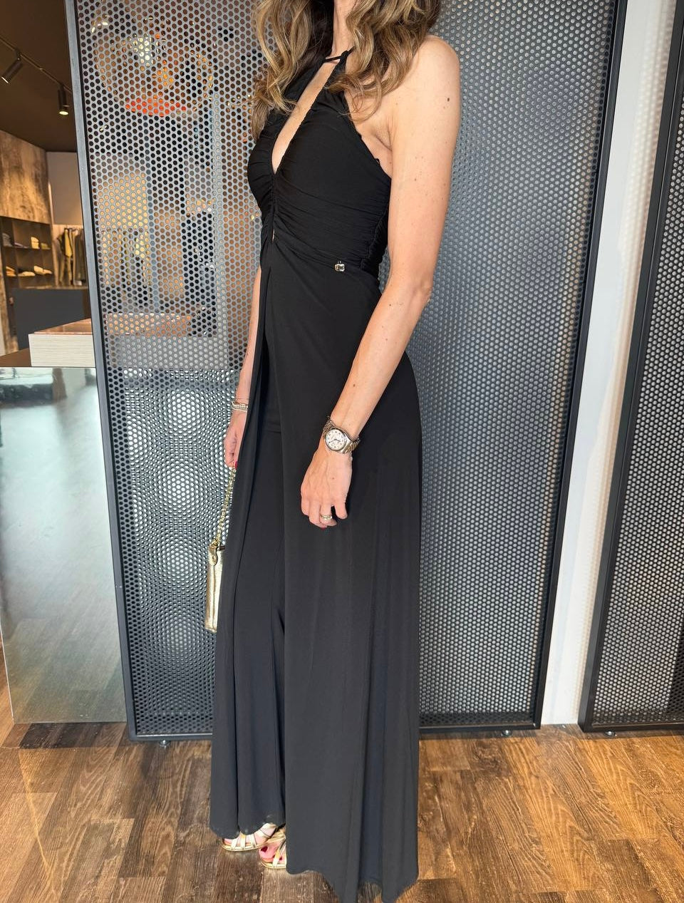 Relish Women's Jumpsuit RCP2507006015 Black, Low Back