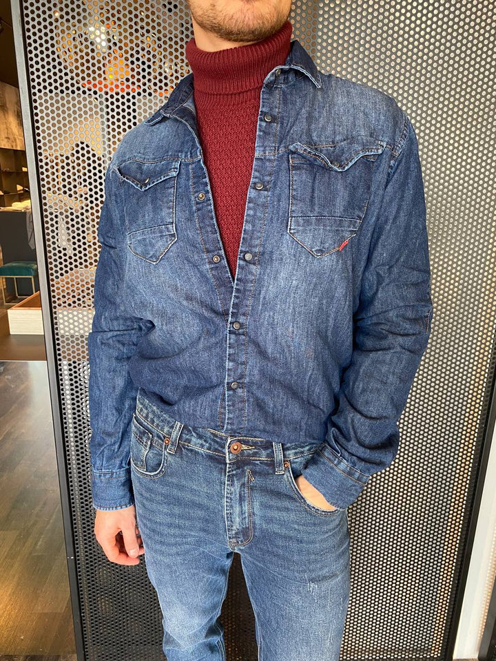Displaj PARK VALERY Blue Denim Shirt