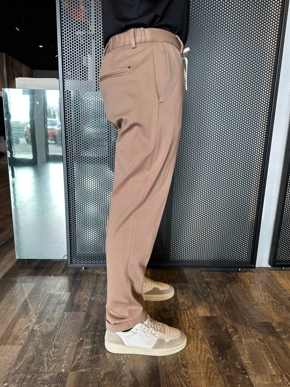 OUTFIT OF1F2W4P016 Men's Drawstring Pants Beige