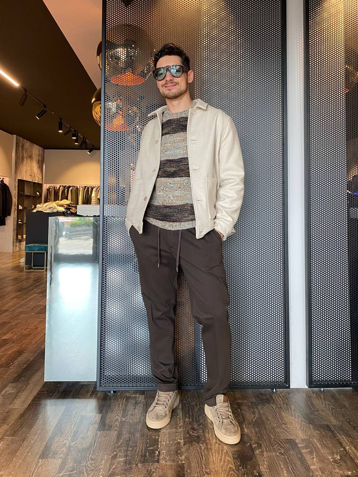 OUTFIT F2W4CT00P0001 Drawstring Trousers Brown