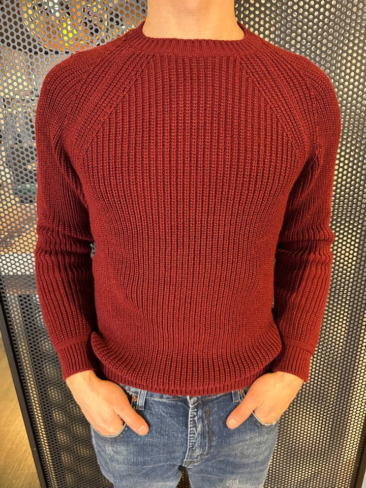 BL11 Maglia Uomo 13TROISI232, Costa inglese, Bordeaux