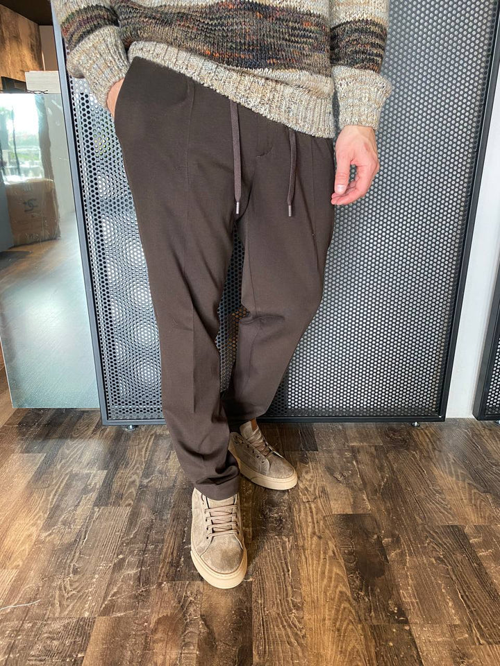 OUTFIT F2W4CT00P0001 Drawstring Trousers Brown