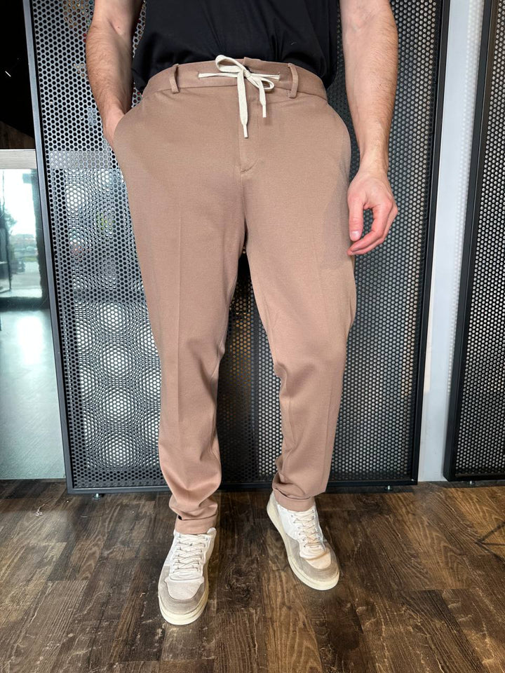OUTFIT OF1F2W4P016 Men's Drawstring Pants Beige